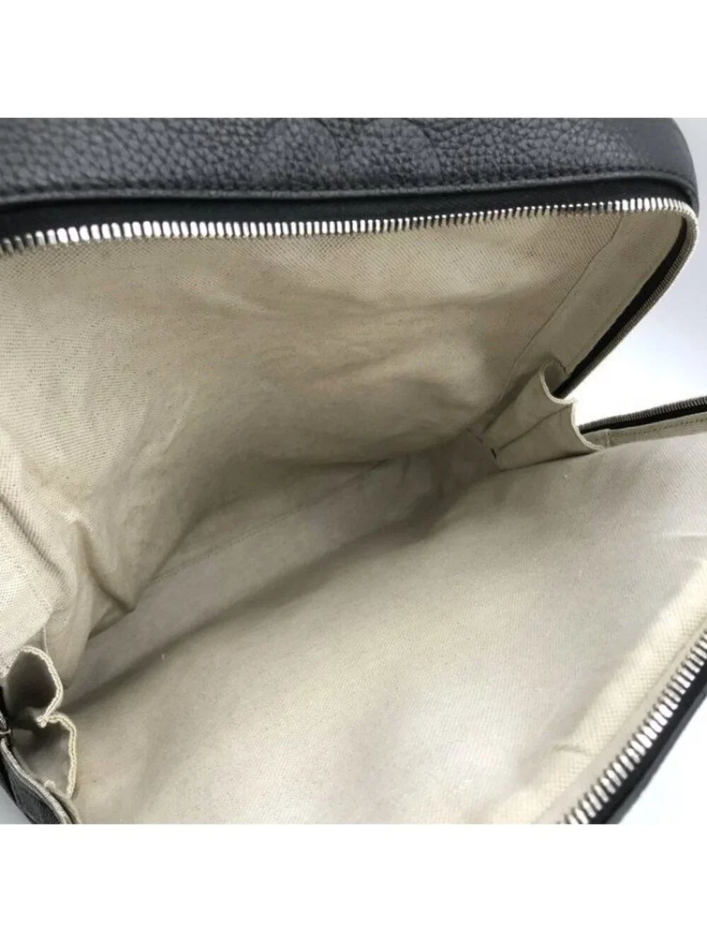 Gucci Jumbo GG Leather Backpack Pack Black